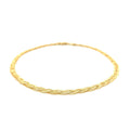 3.5mm 14k Yellow Braided Foxtail Anklet by Bids.com