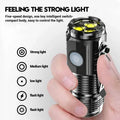 2-Pack: USB Rechargeable Mini LED Tactical Flashlight by DailySale