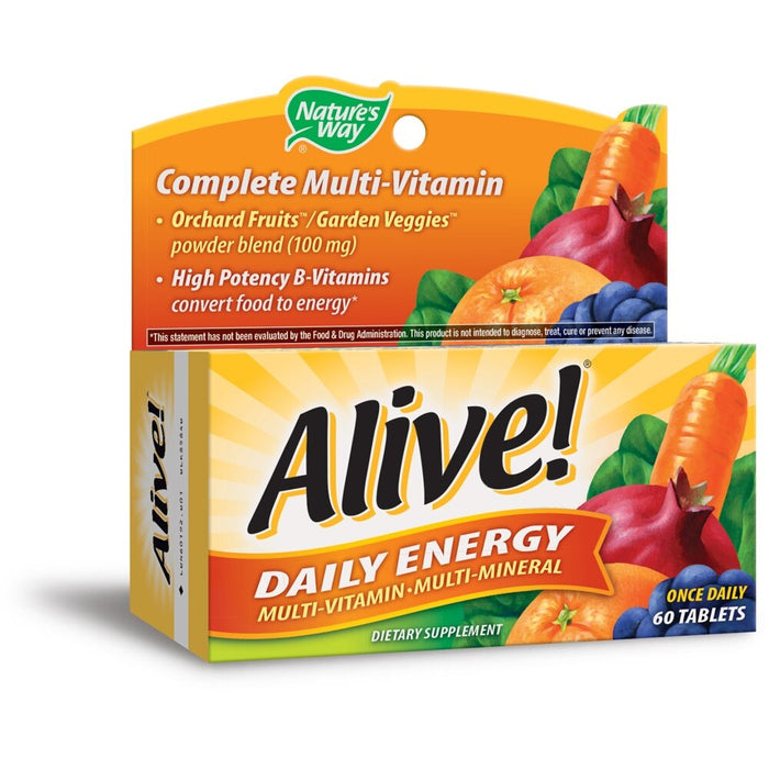 Nature's Way Alive! Daily Energy Multivitamin 60 Tablets by Pasteur Pharmacy