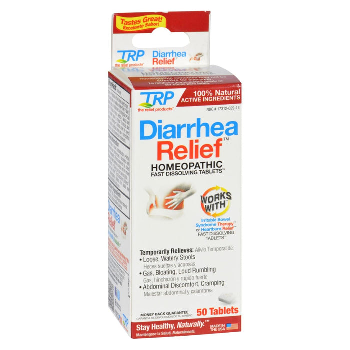 TRP Company Relief Products, Diarrhea Relief, Fast Dissolving Tablets by Pasteur Pharmacy