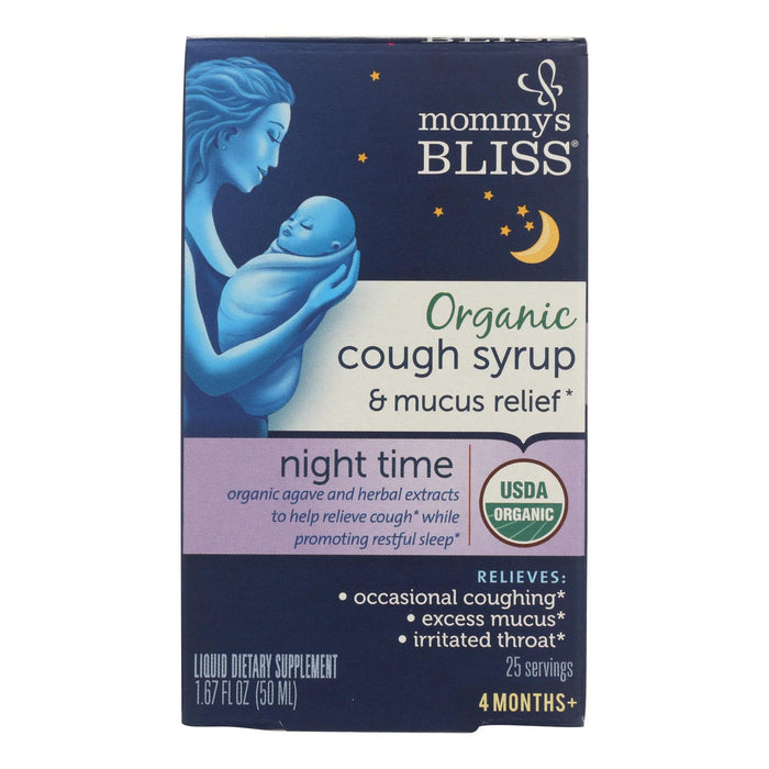 Mommy's Bliss Night Time Cough & Mucus Relief Syrup - 1.67 Fl Oz by Pasteur Pharmacy