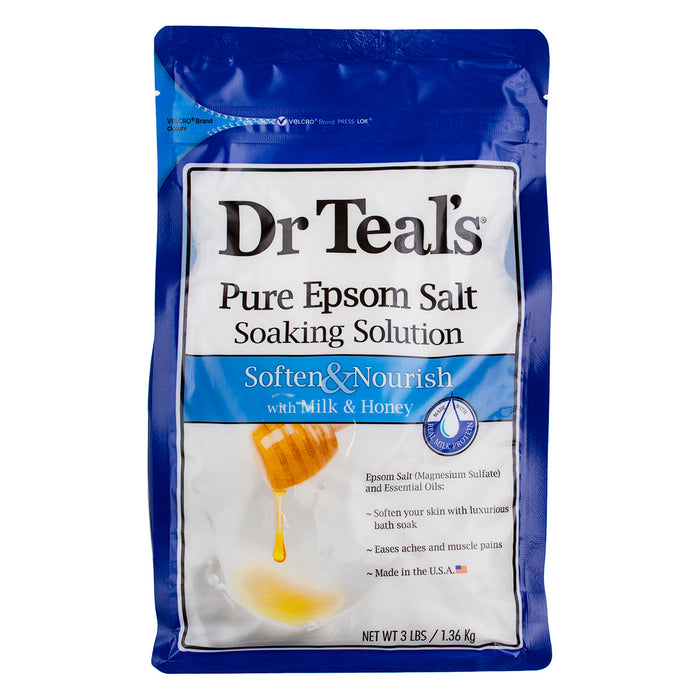 Dr Teal's Pure Epsom Salt Soften Nourish 3 Lbs by Pasteur Pharmacy