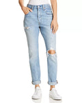 Levis 501Womens Destruct Slim Jeans in Cant Touch This, Size 30X28 by Vanessa Jane