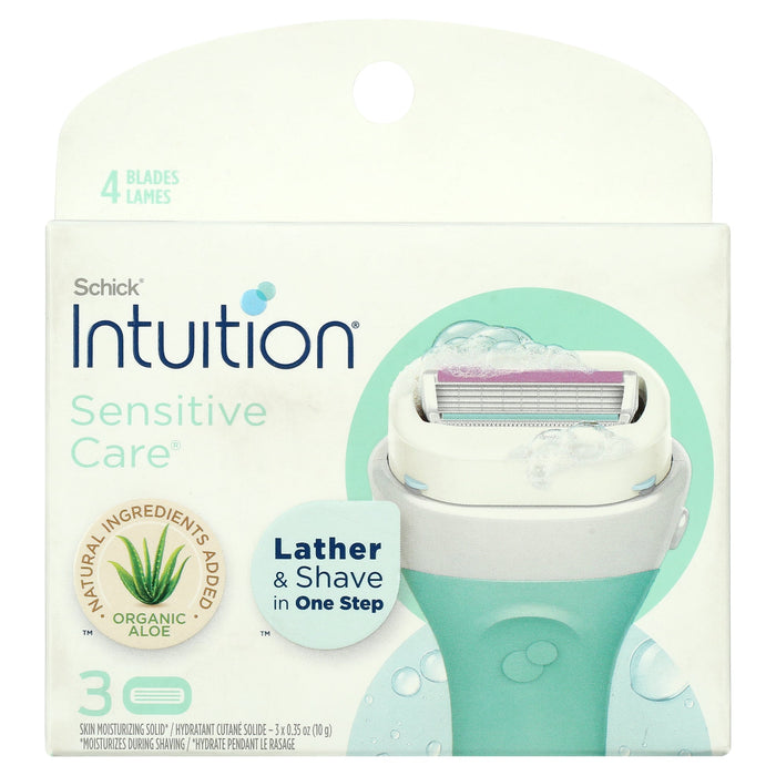Schick Intuition Sensitive Care Women's Refill Blades – 3 Count by Pasteur Pharmacy