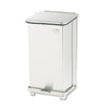 Rubbermaid Defenders Biohazard Step Can, Square, Steel, 6.5 gal, Stainless Steel