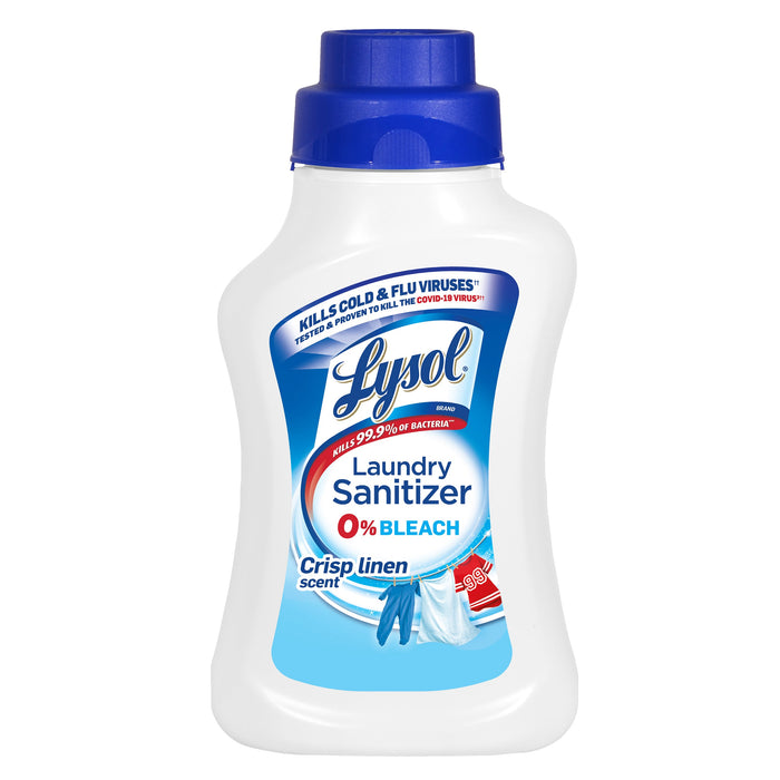 Lysol Laundry Sanitizer Additive, Kills 99.9% of Bacteria, Crisp Linen – 41 fl oz by Pasteur Pharmacy
