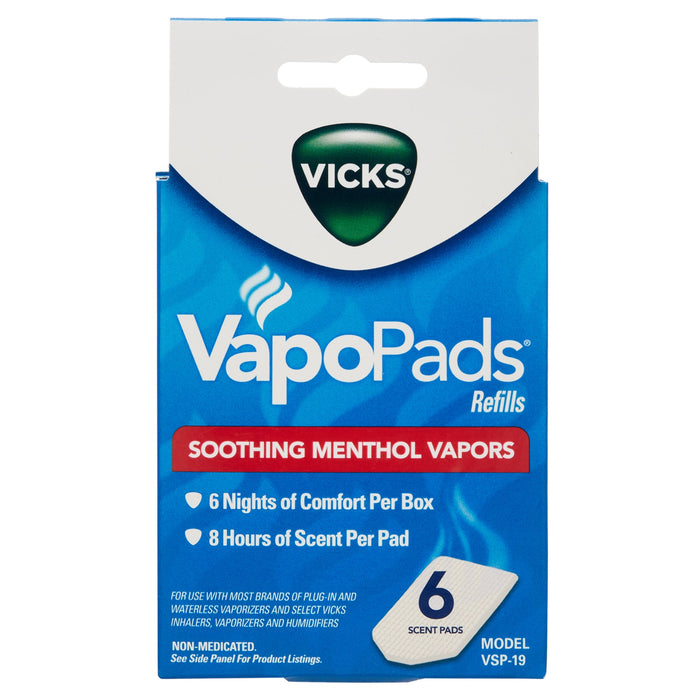 Vicks Refill Scent Pads - Soothing Menthol Vapors by Pasteur Pharmacy