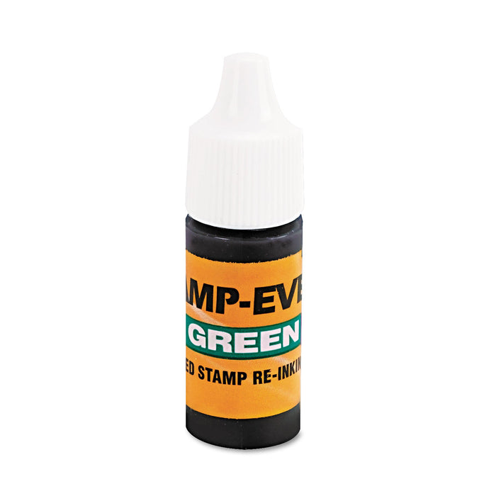 Trodat Refill Ink for Clik! and Universal Stamps, 7 mL Bottle, Green
