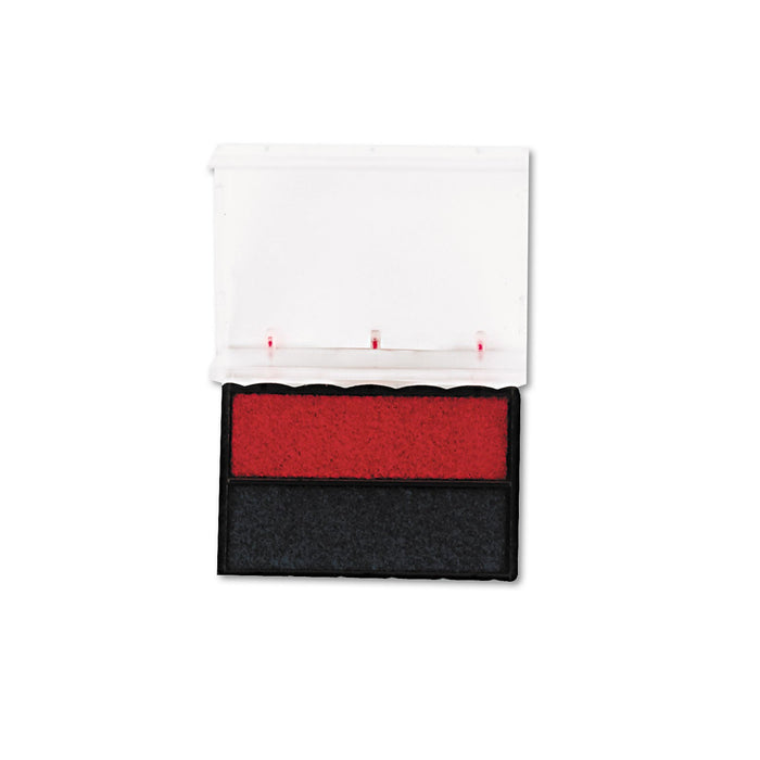 Trodat T4850 Printy Replacement Pad for Trodat Self-Inking Stamps, 0.19" x 1", Blue/Red
