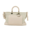 Christian Dior Ivory Canvas x Leather 2WAY Tote Bag #9994