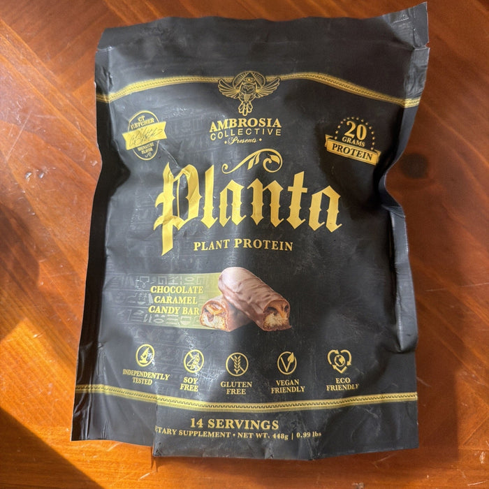 Plant Protein - Chocolate Caramel Candy Bar (14 Servings) by Price Is Right Miami