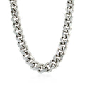 Sterling Silver Rhodium Plated Miami Cuban Chain 8.4mm by Bids.com