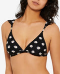 Hula Honey Juniors Daisy Dot Ruffled Bikini Swim Top by Vanessa Jane