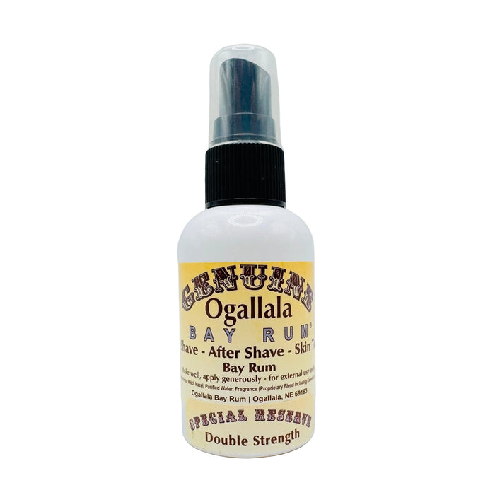 Ogallala Bay Rum Double Strength Pre Shave - After Shave - Skin Toner 2 Oz by Pasteur Pharmacy