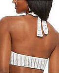 Bar III Crochet Long-Line Bikini Top, Size XS by Vanessa Jane
