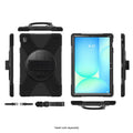 Samsung Galaxy Tab S10 FE+ Case - Heavy-Duty Hand Strap | Raider X Series by Zerodamage Sahara Case LLC