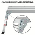 Portable Bench Folding Ladder Stool with Non-Slip Design by DailySale