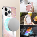 iPhone 15 Pro Pink Marble Case - Fashionable Look | Inspire Series by Zerodamage Sahara Case LLC