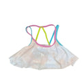 Ideology Big Girls Pastel Flounce Swim Top by Vanessa Jane