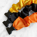 Trick or Treat Halloween Bundle - 3-Pack Fall Buckle Scrunchies - No Snagging, No Tangles by Buckle Scrunchies by RE.STATEMENT