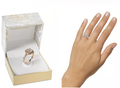 Charter Club Double Halo Crystal Center Ring by Vanessa Jane