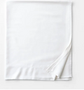 Oake Cotton Tencel Solid 300-Thread Count Queen Flat Sheet by Vanessa Jane