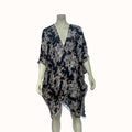 INC Metallic Floral Shawl Wrap Kimono by Vanessa Jane