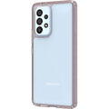 Hybrid-Flex Hard Shell Case for Samsung Galaxy A53 5G - Clear/Rose Gold by Zerodamage Sahara Case LLC
