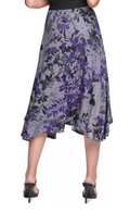Calvin Klein Floral-Print Asymmetrical MIDI Skirt, Size XL by Vanessa Jane