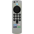 Amazon Fire TV Stick 4K (3rd Gen) Remote Gray Silicone Case - Apple AirTag by Zerodamage Sahara Case LLC