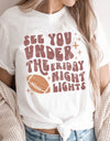 Retro Under The Friday Night Lights - White