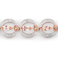 Marquise Pink Morganite & Diamond Celestial Bolo Adjustable Bracelet by Fine Color Jewels