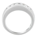 14K White Gold 3/4ct. TDW Diamond Channel Band Ring (H-I, I1-I2) by Bids.com