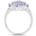 1.70 Carat Genuine Tanzanite .925 Sterling Silver Ring by Bids.com