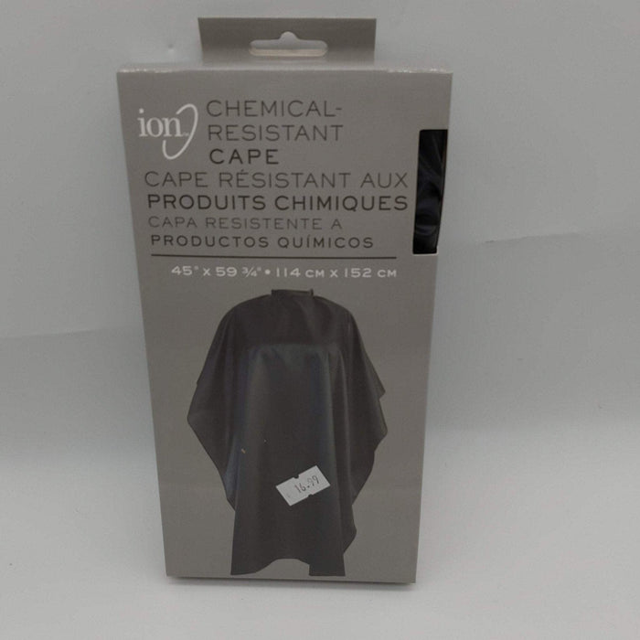 Ion Chemical-Resistant Salon Cape, 45" x 60", Black by Price Is Right Miami
