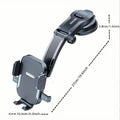 Adjustable Car Phone Holder – Suction Cup Dashboard Mount, Anti-Slip Grip, iPhone & Android by DailySale