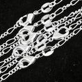 Exquisite Copper Necklace Chain, 16–30in Adjustable, 925 Silver Plated by DailySale