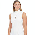 Calvin Klein Women's Sleeveless Cross Sheath with Center Front Keyhole Dress, 8 by Vanessa Jane