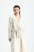 Muslin Beige Bathrobe by NoaPure.com
