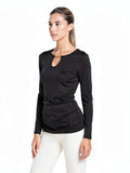 Single Thread Chain Keyhole Top, Size Small by Vanessa Jane