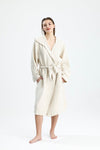 Muslin Beige Bathrobe