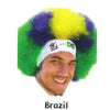 Brazil World Cup Soccer Afro Wig – Official FIFA Licensed Retro Fan Gear