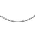Sterling Silver Classic Omega Chain Necklace (6.0mm) by Bids.com