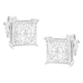 Sterling Silver 3/4 cttw Composite Diamond Stud Earrings (I-J, I2-I3) by Bids.com