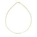 14k Yellow Gold Necklace in a Round Omega Chain Style by Bids.com