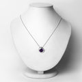 3.30 Carat Genuine Amethyst .925 Sterling Silver Pendant by Bids.com