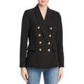Aqua Women's Double Breasted Blazer, Black, Size Small by Vanessa Jane