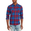 American Rag Mens Brady Plaid Shirt by Vanessa Jane