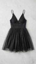 BCBGeneration Women's Lace up Tutu Dress - Black Size 6 by Vanessa Jane