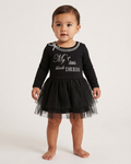Bonnie Baby Baby Girls Appliqued Knit Tutu One-Piece Dress, Black, 18 Months by Vanessa Jane